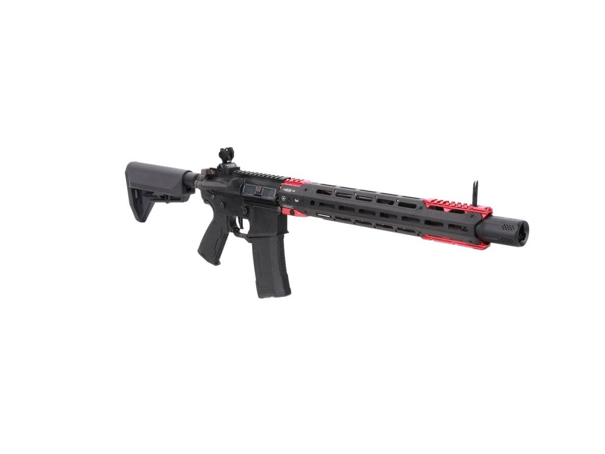 King Arms x Strike Industries Sentinel GRIDLOK® 15" Aster SE ETU Black and Red airsoft Carbine 9