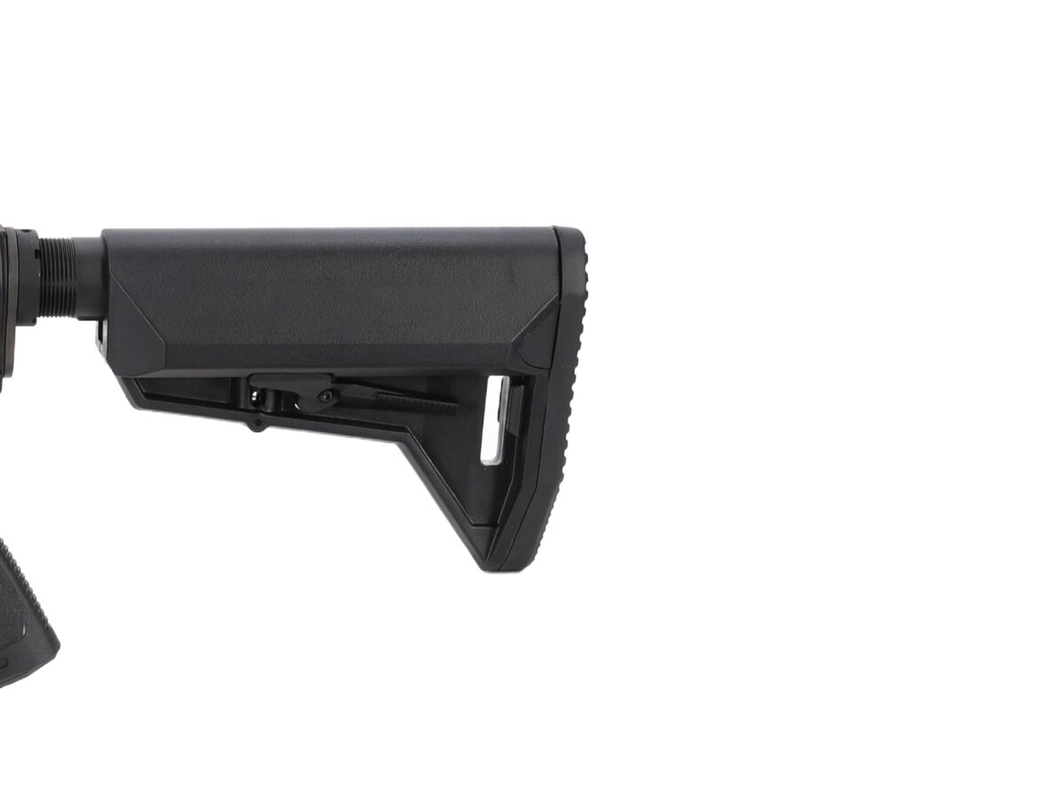 King Arms x Strike Industries Sentinel GRIDLOK® 8.5" Aster SE ETU Black and Gold airsoft Carbine 16