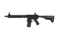 King Arms x Lancer Systems airsoft Carbine L15 LCH7 12" Real Carbon Black
