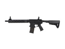 King Arms x Lancer Systems airsoft Carbine L15 LCH7 12" Real Carbon Black