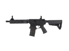 King Arms x Lancer Systems airsoft Carbine L15 LCH7 8" Real Carbon Black