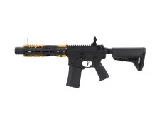 King Arms x Strike Industries Sentinel GRIDLOK® 8.5" Aster SE ETU Black and Gold airsoft Carbine