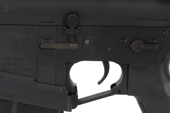 King Arms x Lancer Systems airsoft Carbine L15 LCH7 15" Faux Carbon Black 4 King Arms x Lancer Systems airsoft Carbine L15 LCH7 15" Faux Carbon Black 4