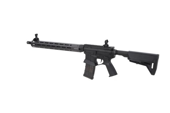 King Arms x Lancer Systems airsoft Carbine L15 LCH7 15" Real Carbon Black 14