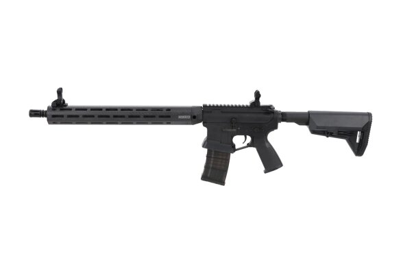 King Arms x Lancer Systems airsoft Carbine L15 LCH7 15" Real Carbon Black