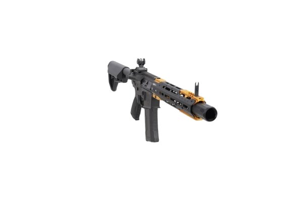 King Arms x Strike Industries Sentinel GRIDLOK® 11" Aster SE ETU Black and Gold airsoft Carbine 14 King Arms x Strike Industries Sentinel GRIDLOK® 11" Aster SE ETU Black and Gold airsoft Carbine 14