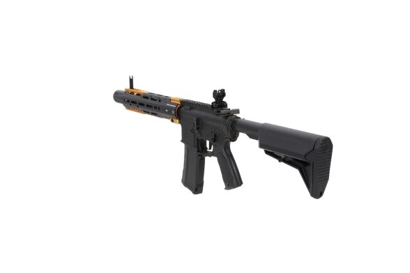 King Arms x Strike Industries Sentinel GRIDLOK® 11" Aster SE ETU Black and Gold airsoft Carbine 1 King Arms x Strike Industries Sentinel GRIDLOK® 11" Aster SE ETU Black and Gold airsoft Carbine 1
