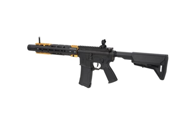 King Arms x Strike Industries Sentinel GRIDLOK® 11" Aster SE ETU Black and Gold airsoft Carbine 3 King Arms x Strike Industries Sentinel GRIDLOK® 11" Aster SE ETU Black and Gold airsoft Carbine 3