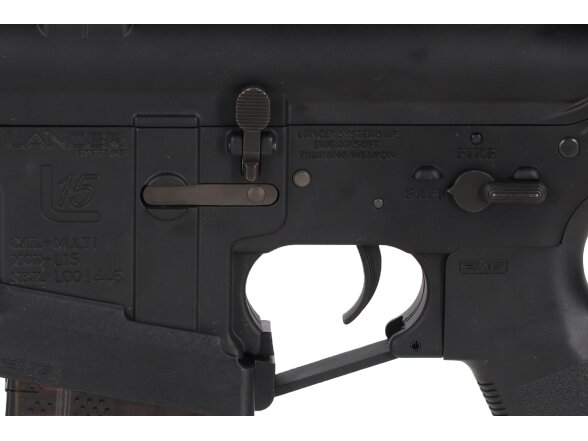 King Arms x Lancer Systems airsoft Carbine L15 LCH7 12" Real Carbon Black 17 King Arms x Lancer Systems airsoft Carbine L15 LCH7 12" Real Carbon Black 17