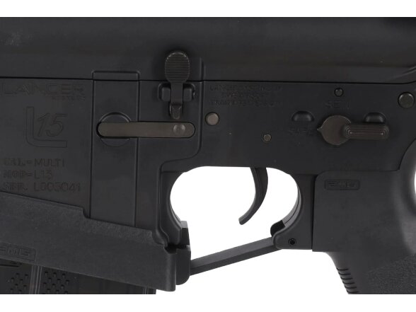 King Arms x Lancer Systems airsoft Carbine L15 LCH7 15" Faux Carbon Black 4 King Arms x Lancer Systems airsoft Carbine L15 LCH7 15" Faux Carbon Black 4