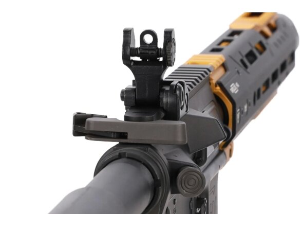 King Arms x Strike Industries Sentinel GRIDLOK® 11" Aster SE ETU Black and Gold airsoft Carbine 10