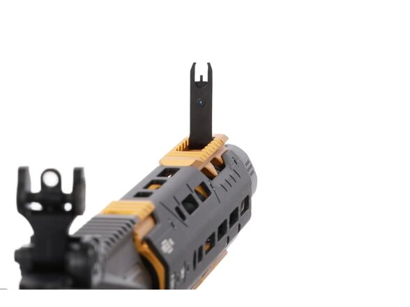 King Arms x Strike Industries Sentinel GRIDLOK® 11" Aster SE ETU Black and Gold airsoft Carbine 11