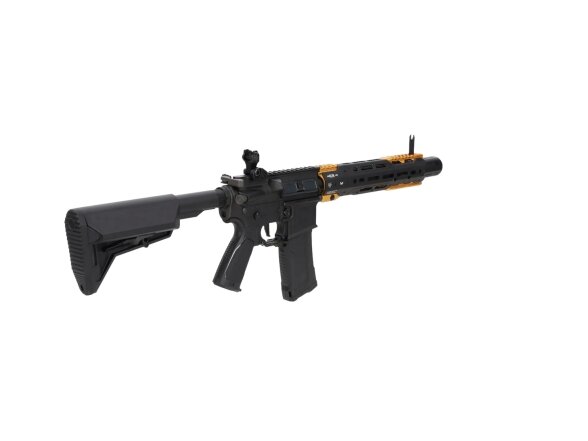 King Arms x Strike Industries Sentinel GRIDLOK® 11" Aster SE ETU Black and Gold airsoft Carbine 13