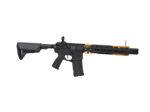 King Arms x Strike Industries Sentinel GRIDLOK® 11" Aster SE ETU Black and Gold airsoft Carbine 15