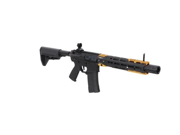 King Arms x Strike Industries Sentinel GRIDLOK® 11" Aster SE ETU Black and Gold airsoft Carbine 7