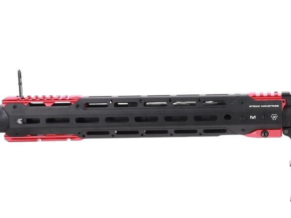 King Arms x Strike Industries Sentinel GRIDLOK® 15" Aster SE ETU Black and Red airsoft Carbine 5