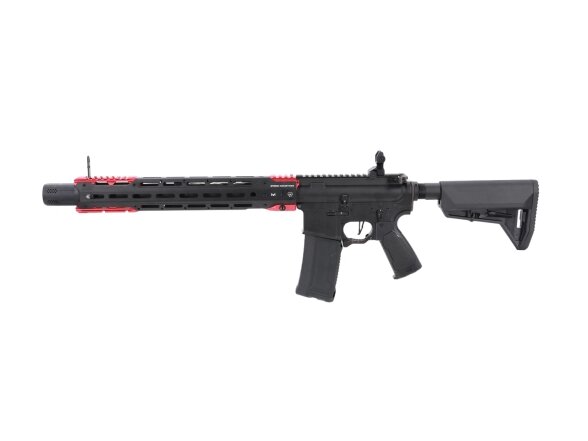 King Arms x Strike Industries Sentinel GRIDLOK® 15" Aster SE ETU Black and Red airsoft Carbine
