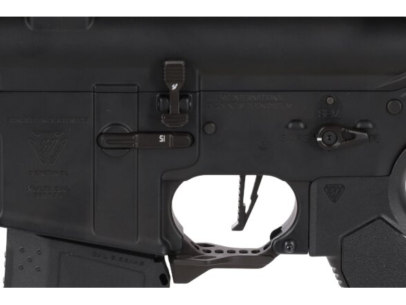 King Arms x Strike Industries Sentinel GRIDLOK® 8.5" Aster SE ETU Black and Gold airsoft Carbine 8