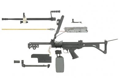Šratasvydžio kulkosvaidis A&K M249 Mk. 1 9