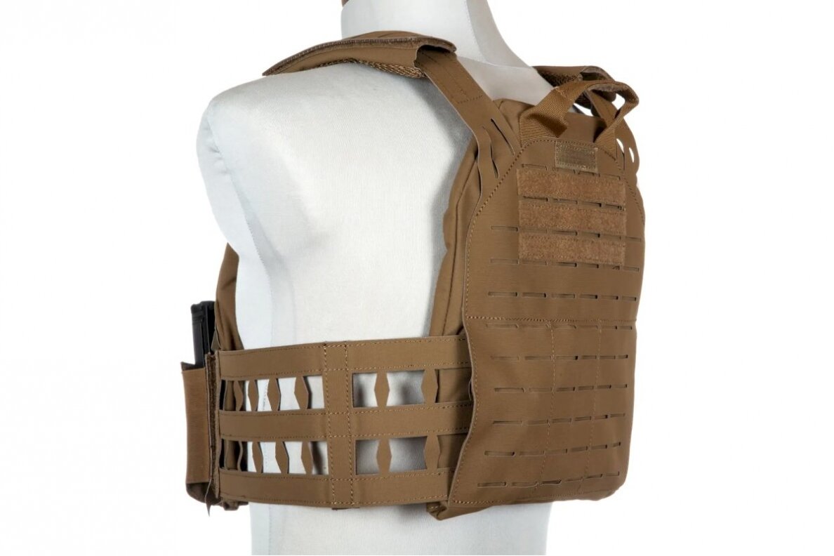 Laser-Cut plate carrier Stegadon - Coyote Brown 1