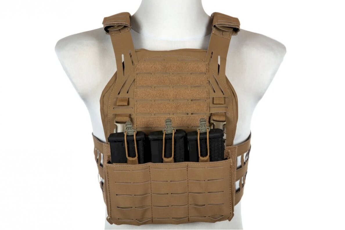 Laser-Cut plate carrier Stegadon - Coyote Brown 3