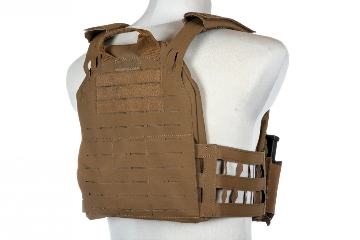 Laser-Cut plate carrier Stegadon - Coyote Brown 4