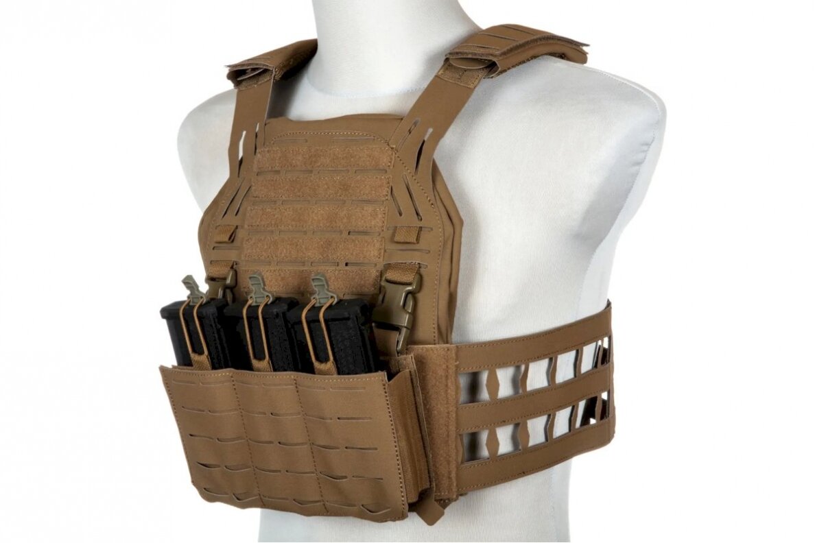 Laser-Cut plate carrier Stegadon - Coyote Brown 5