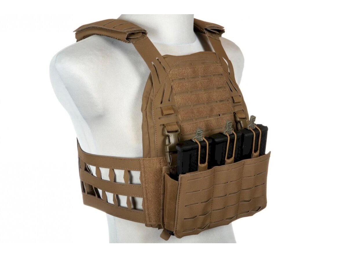 Laser-Cut plate carrier Stegadon - Coyote Brown