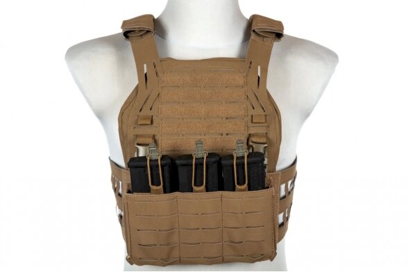 Laser-Cut plate carrier Stegadon - Coyote Brown 3