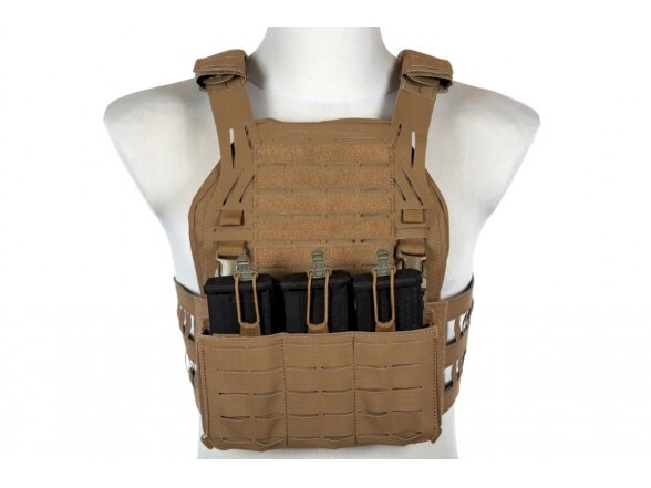 Laser-Cut plate carrier Stegadon - Coyote Brown 3