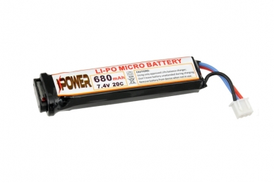 Lipo baterija 680mah 7.4v AEP