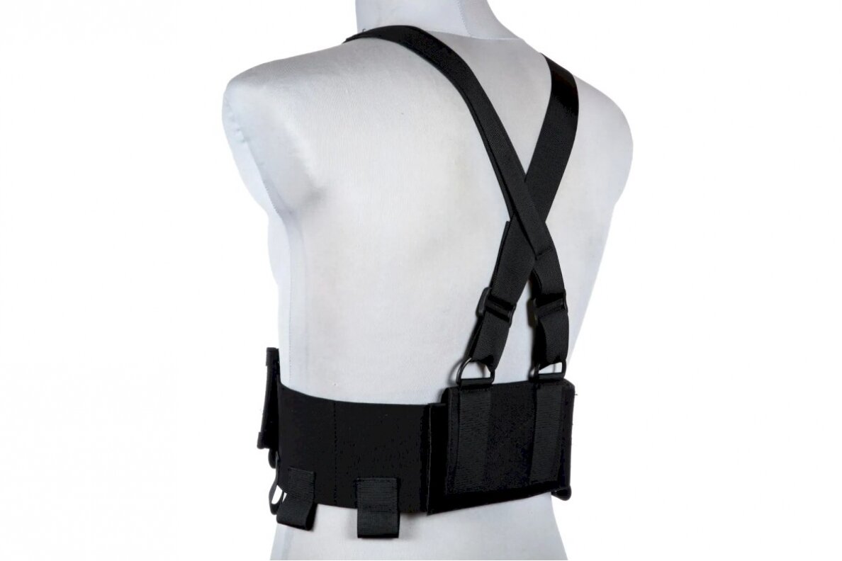 Low-Vis Chest Rig - Black 4 Low-Vis Chest Rig - Black 4