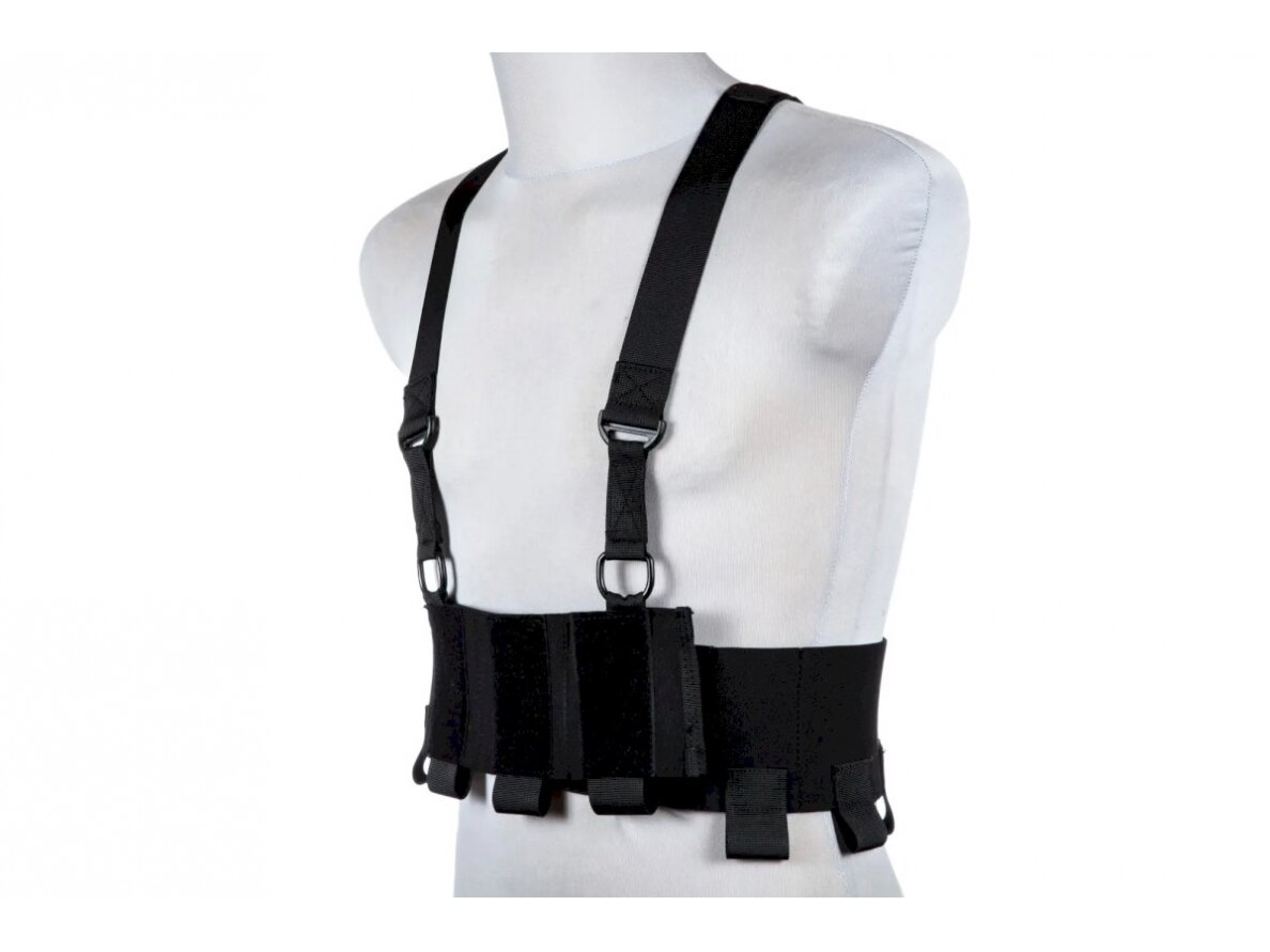 Low-Vis Chest Rig - Black 1 Low-Vis Chest Rig - Black 1