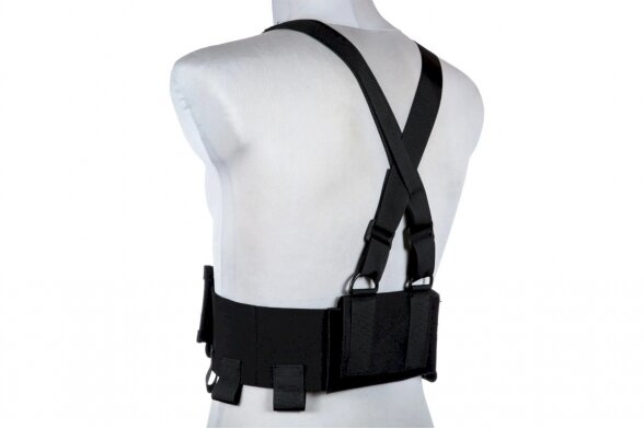 Low-Vis Chest Rig - Black 4 Low-Vis Chest Rig - Black 4