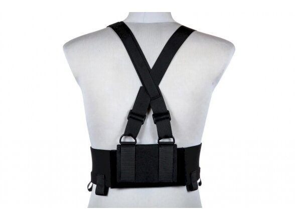 Low-Vis Chest Rig - Black 2 Low-Vis Chest Rig - Black 2