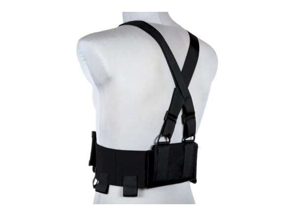 Low-Vis Chest Rig - Black 4 Low-Vis Chest Rig - Black 4
