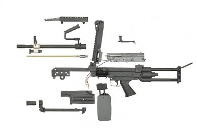 Airsoft kulkosvaidis M249 PARA