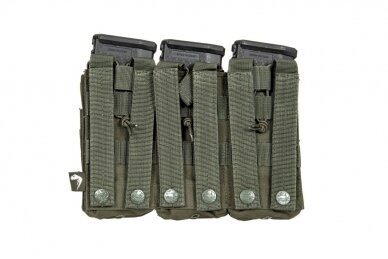 M4/M16 type triple duo magazine pouch - olive 3