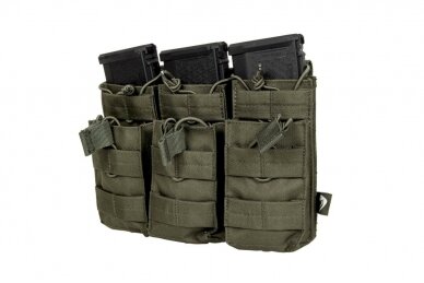 M4/M16 type triple duo magazine pouch - olive