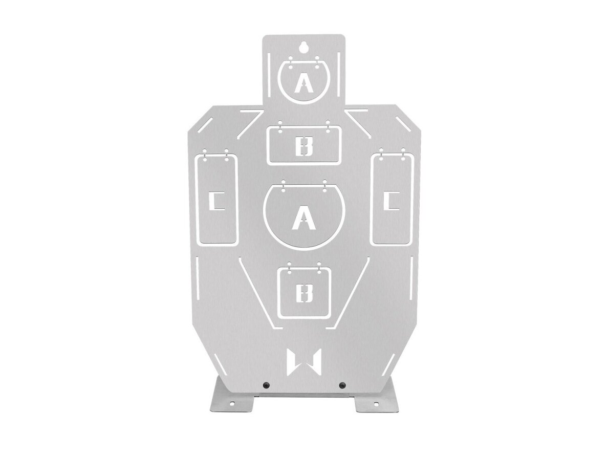 Airsoft Metal torso target ABC 2