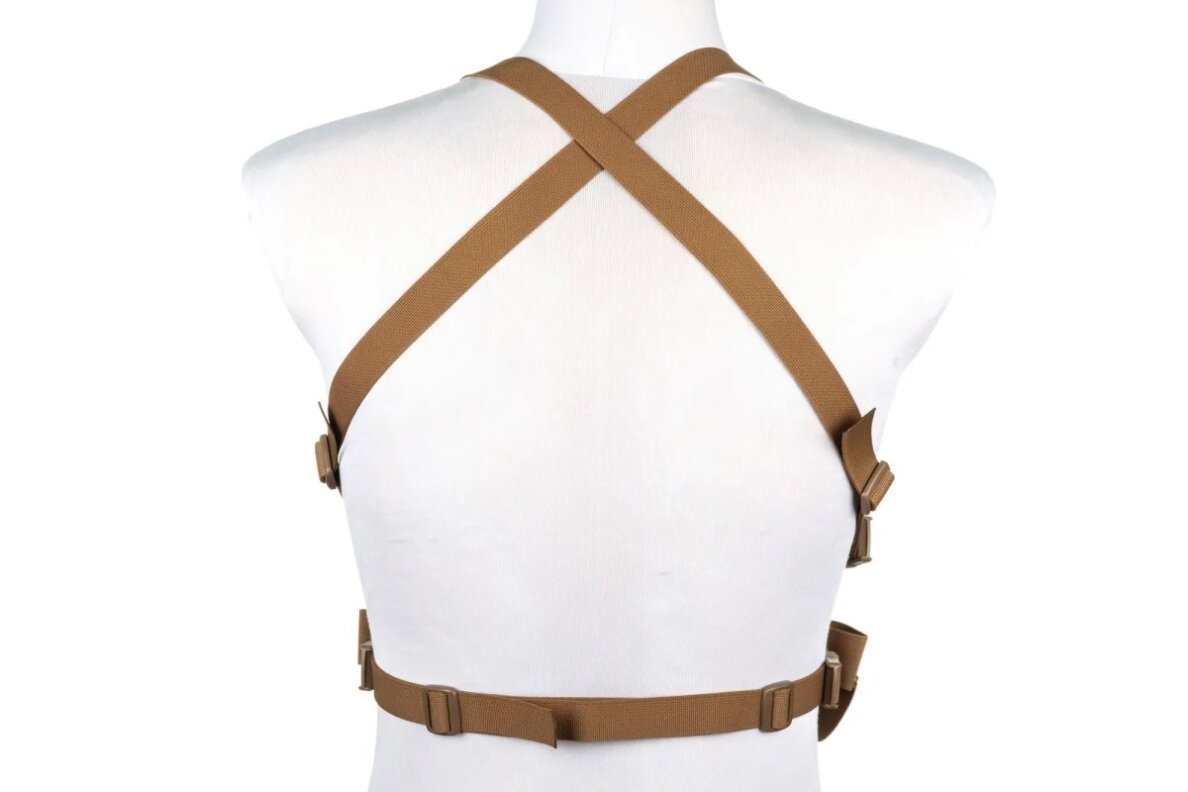 Minimalist Chest Rig waistcoat Wosport VE-108 Coyote Brown 2 Minimalist Chest Rig waistcoat Wosport VE-108 Coyote Brown 2