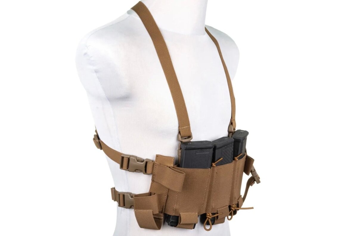 Minimalist Chest Rig waistcoat Wosport VE-108 Coyote Brown 3 Minimalist Chest Rig waistcoat Wosport VE-108 Coyote Brown 3