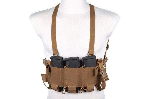 Minimalist Chest Rig waistcoat Wosport VE-108 Coyote Brown 1 Minimalist Chest Rig waistcoat Wosport VE-108 Coyote Brown 1