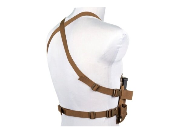 Minimalist Chest Rig waistcoat Wosport VE-108 Coyote Brown 4