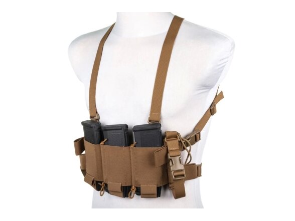 Minimalist Chest Rig waistcoat Wosport VE-108 Coyote Brown 5