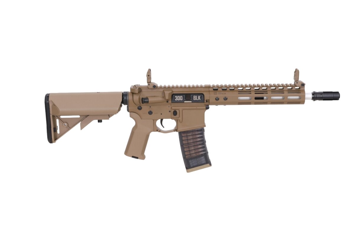 Noveske x EMG N4 Gen.3 SHORTY Cyma Platinum Gen.2 AEG Assault Rifle 10.5" - Tan 14 Noveske x EMG N4 Gen.3 SHORTY Cyma Platinum Gen.2 AEG Assault Rifle 10.5" - Tan 14