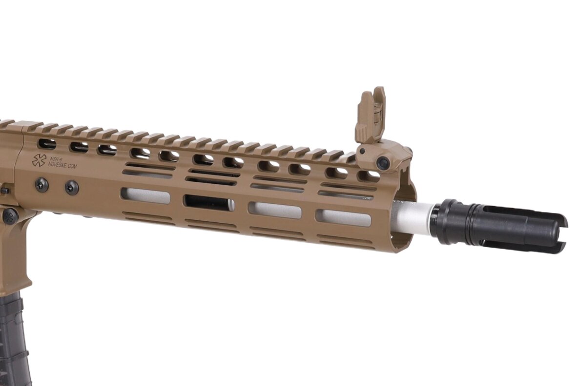 Noveske x EMG N4 Gen.3 SHORTY Cyma Platinum Gen.2 AEG Assault Rifle 10.5" - Tan 6 Noveske x EMG N4 Gen.3 SHORTY Cyma Platinum Gen.2 AEG Assault Rifle 10.5" - Tan 6