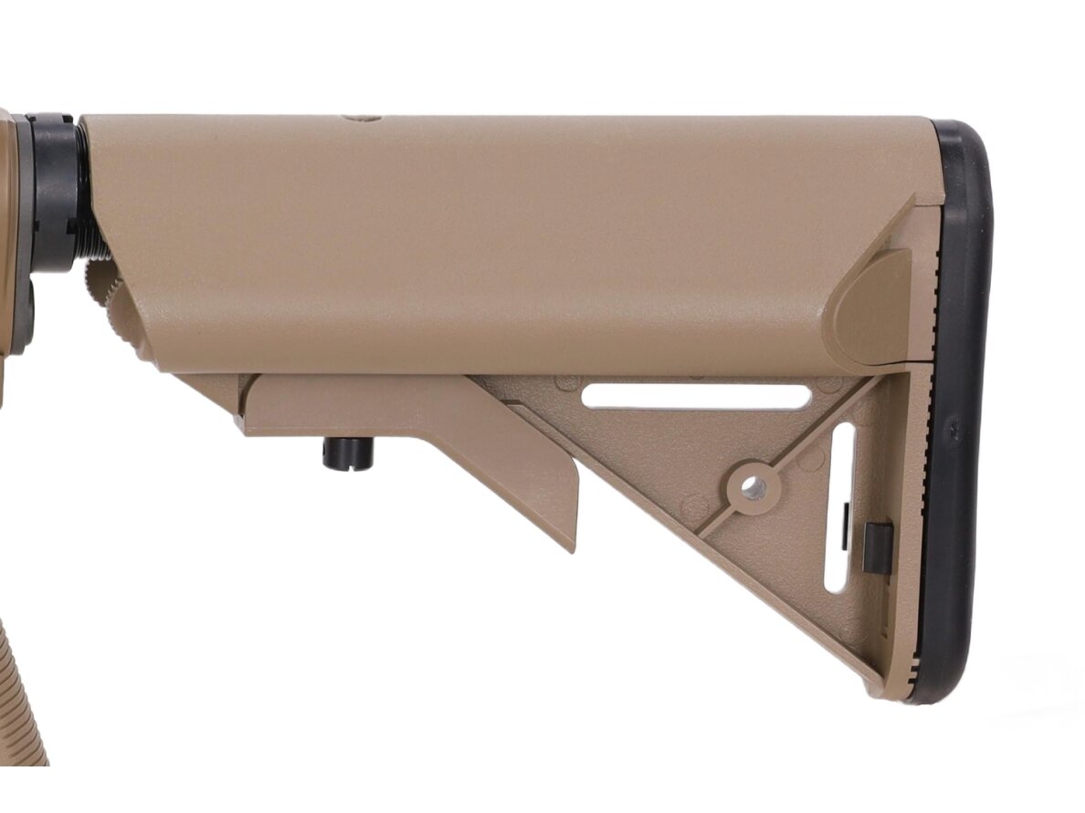 Noveske x EMG N4 Gen.3 SHORTY Cyma Platinum Gen.2 AEG Assault Rifle 10.5" - Tan 11 Noveske x EMG N4 Gen.3 SHORTY Cyma Platinum Gen.2 AEG Assault Rifle 10.5" - Tan 11