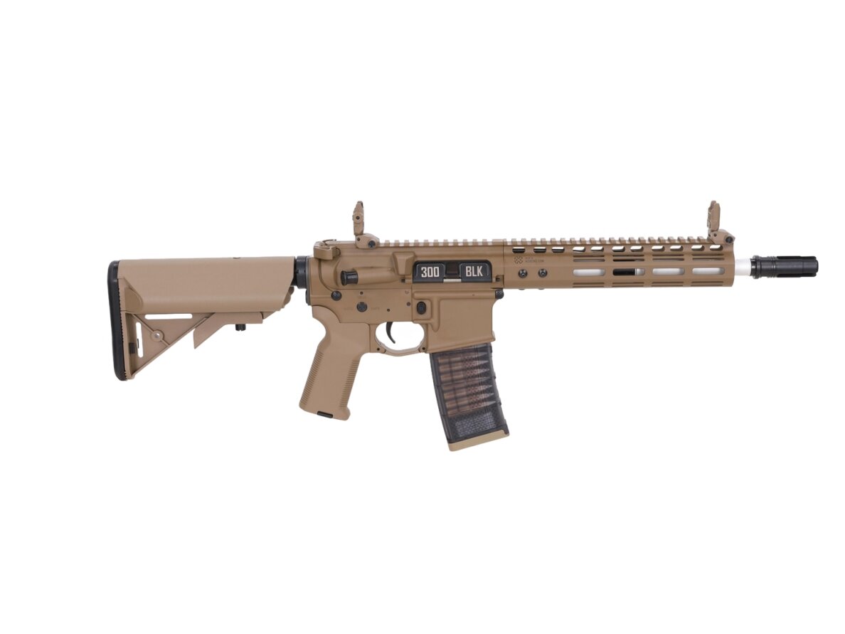 Noveske x EMG N4 Gen.3 SHORTY Cyma Platinum Gen.2 AEG Assault Rifle 10.5" - Tan 14 Noveske x EMG N4 Gen.3 SHORTY Cyma Platinum Gen.2 AEG Assault Rifle 10.5" - Tan 14