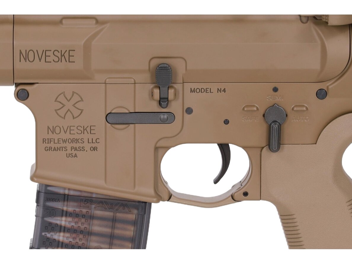 Noveske x EMG N4 Gen.3 SHORTY Cyma Platinum Gen.2 AEG Assault Rifle 10.5" - Tan 15 Noveske x EMG N4 Gen.3 SHORTY Cyma Platinum Gen.2 AEG Assault Rifle 10.5" - Tan 15